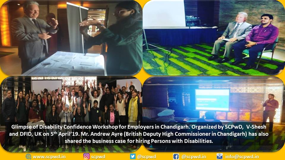 Disability Confidence Workshop for Employers in Chandigarh - March'19